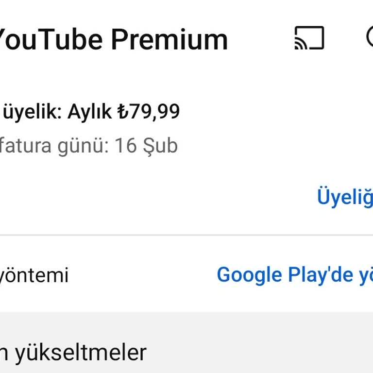 Ücretsiz Denilen Youtube Premium'da Beklenmedik Ücret Çekimi