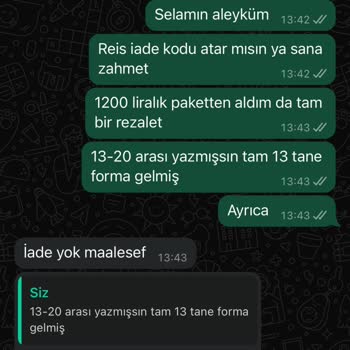 Yanlış Ürün Ve İade Sorunu