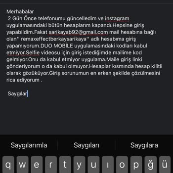 Instagram Hesabına Giriş Sorunu Ve Duo Mobile Hatası