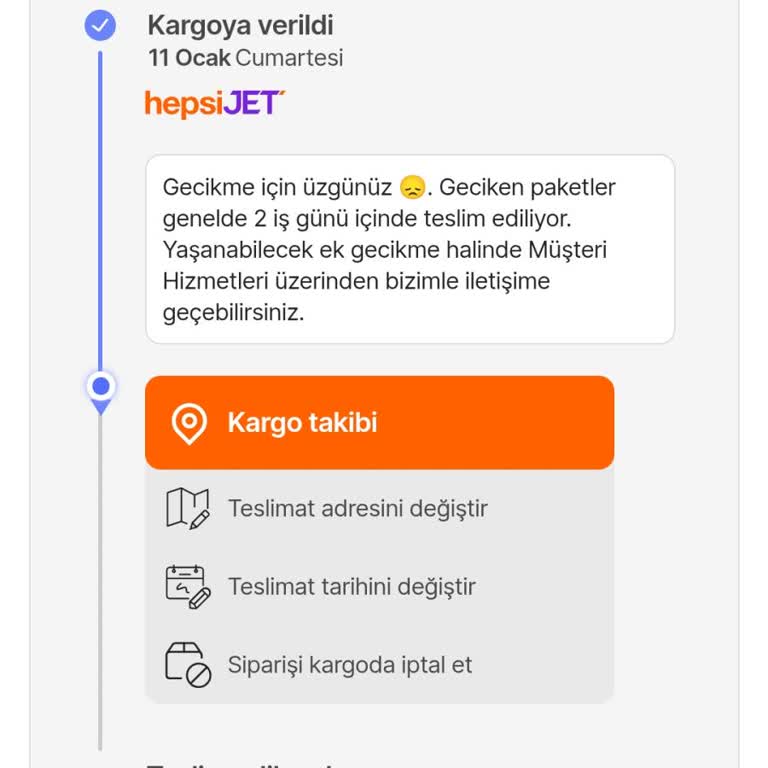 Hepsijet Kargo Sistemiyle Yaşadığım Sorunlar