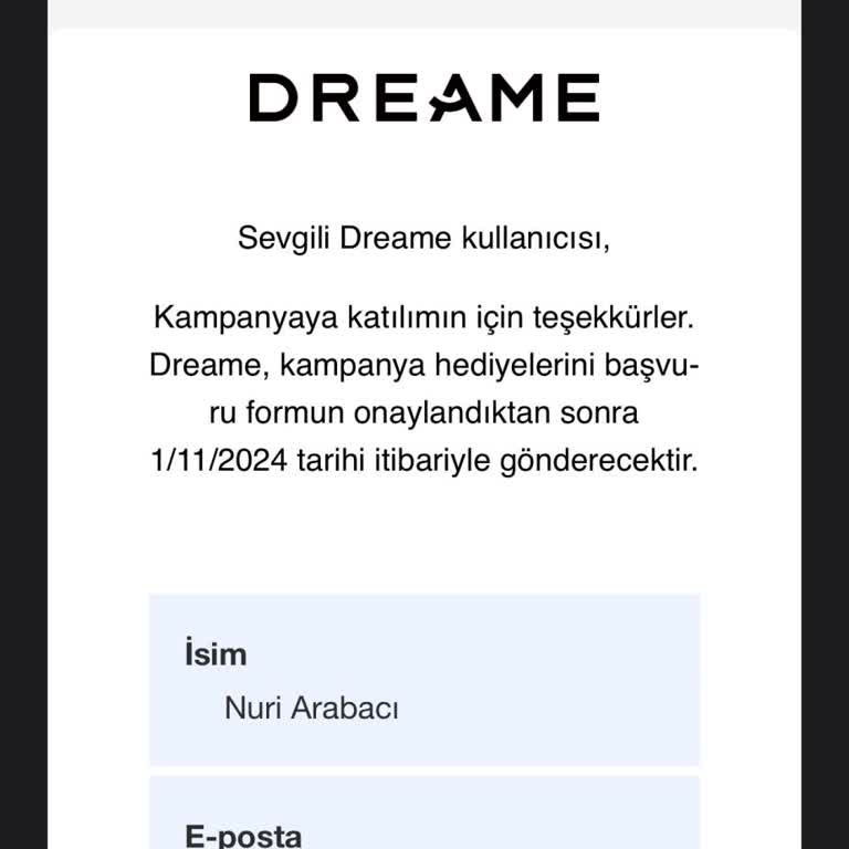 Yedek Aksesuar Kampanyası İçin Geri Dönüş Bekliyorum