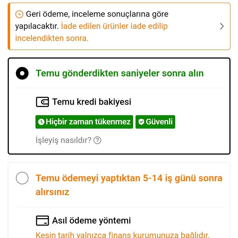 Temu İade Sürecinde Kafa Karıştırıcı Seçenekler Ve Müşteri Hizmetleri Sorunu