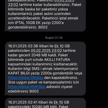 Turkcell'de İnternet Tüketimi Anlaşmazlığı