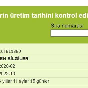 Tarihi Geçmiş Ürünlerle Mağduriyet