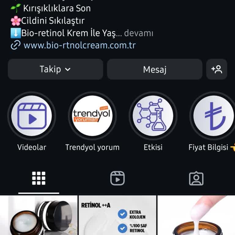 Bio-Retinol Instagram Üzerinden Yapılan Siparişte İptal Sorunu