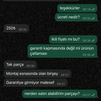 Creavit Duş Setinde Montaj Sorunu Ve Yüksek Ücret Talebi