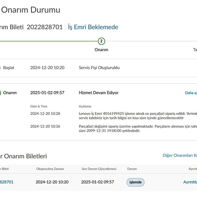Lenovo Premium Servis Hayal Kırıklığı