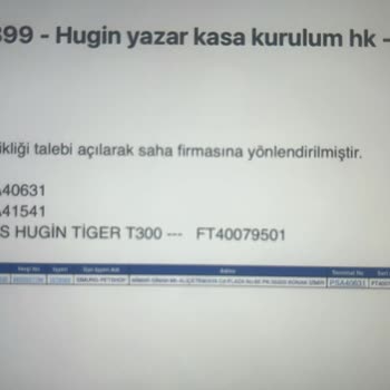 Hugin POS Cihazında Bitmeyen Sorunlar