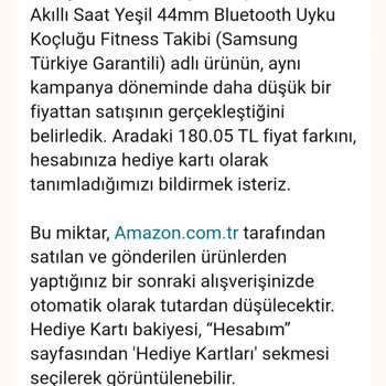 Ürün Fiyatındaki Düşüşe Rağmen İptal Edilmeyen Sipariş