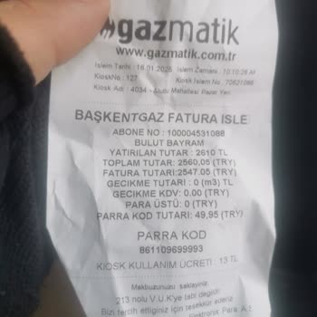 Fazla Alınan Fatura Ücreti Ve Yetersiz Müşteri Hizmetleri