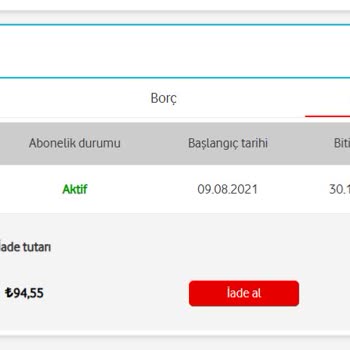 Vodafone İade Linki Hatası Ve Müşteri Mağduriyeti