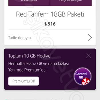 Vodafone Otomatik Tarife Değişikliği Yapılmış Haberim Olmadan!