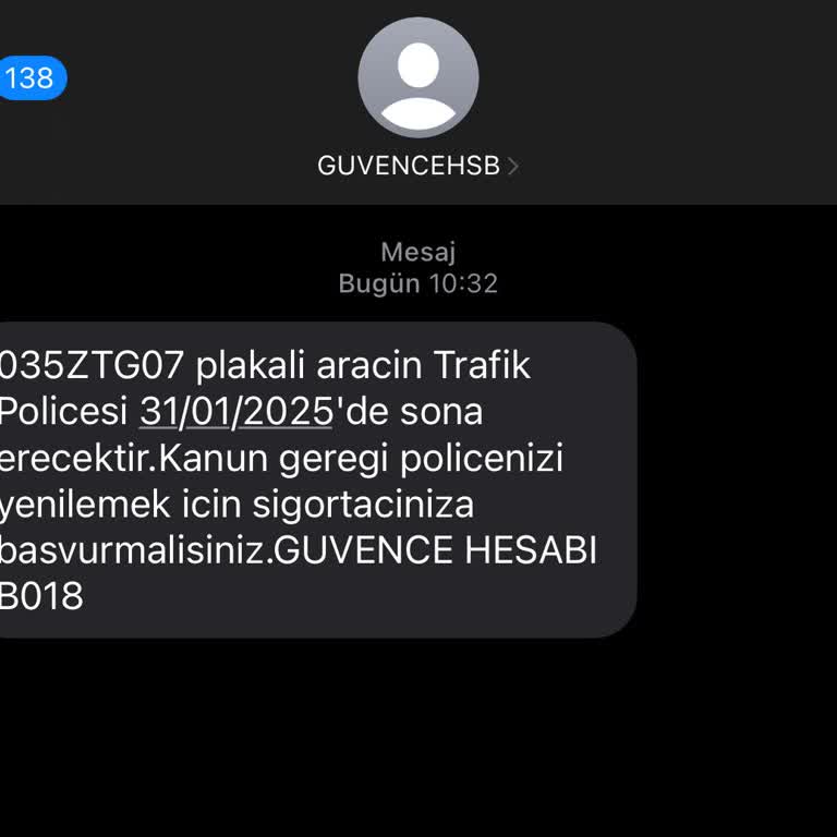 Yanlış SMS İle Rahatsız Ediliyorum!