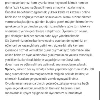 Spinco Sitesinde Haksız Para Kesintisi
