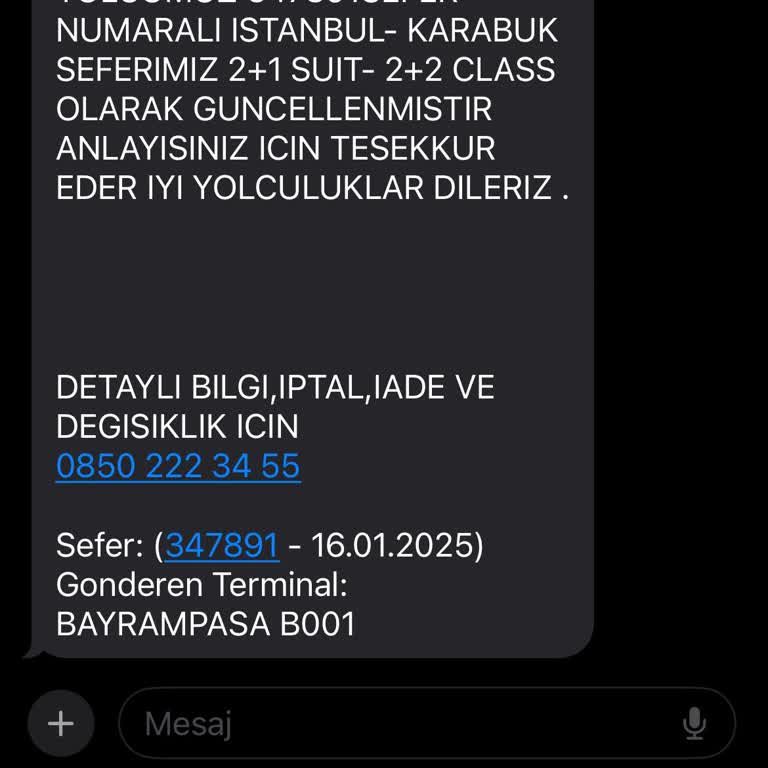 Otobüs Koltuk Düzeni Değişikliği Mağduriyeti