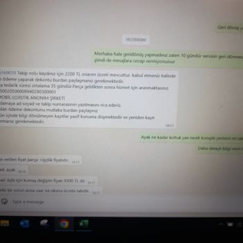 Kırık Mobilya Ve Yetersiz Servis Deneyimi