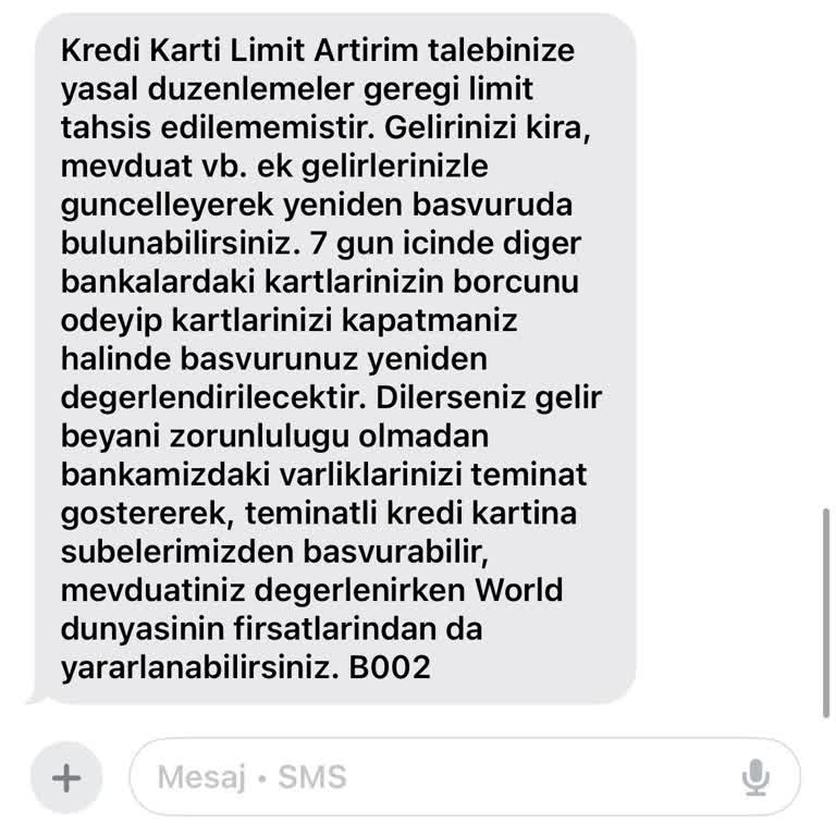 Kredi Kartı Limiti Sorunu Ve Çözüm Beklentisi