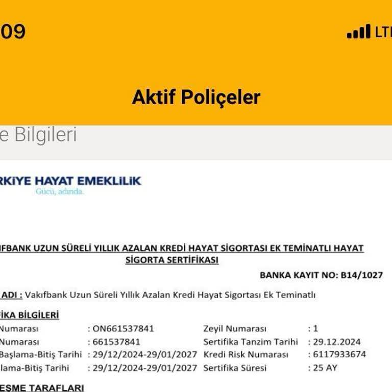Hayat Sigortası İptalinde Sürekli Oyalama