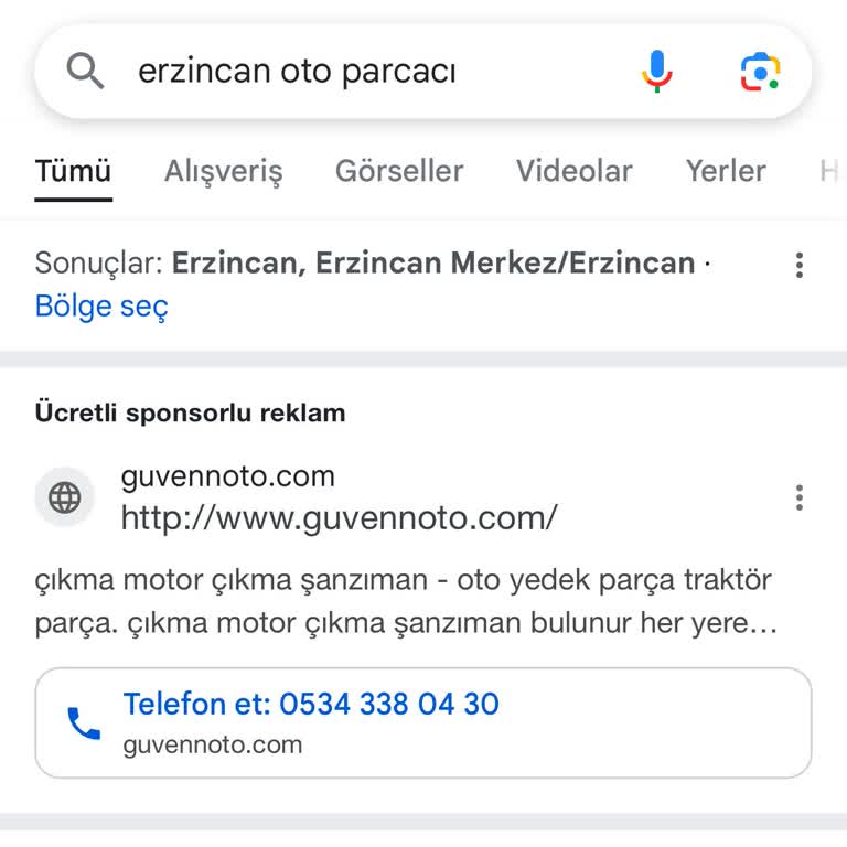 Güvennoto.com Yanılttı