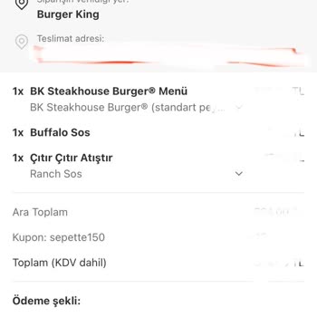 İptal Edilen Yemeğin Ücreti Hala İade Edilmedi!