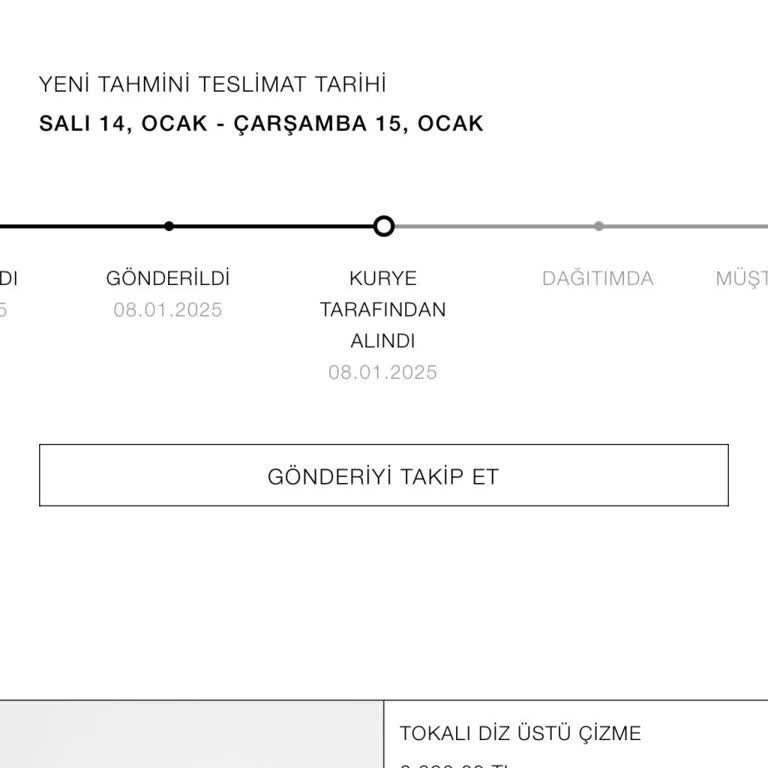 Zara Siparişim Teslim Edilmiyor