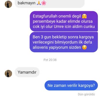 Geç Teslimat Ve İletişim Eksikliği