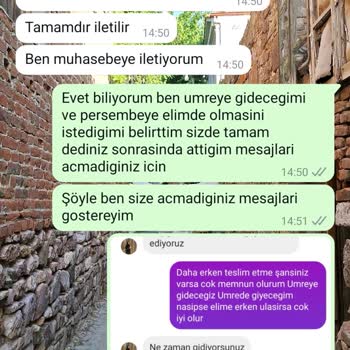 Geç Teslimat Ve İletişim Eksikliği