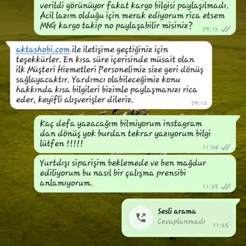 Hobi Mağazasından Yanıtsız Kalan Sipariş Ve Kargo Sorunu