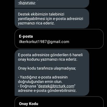 BTCTURK Hesabına Erişim Sorunu Ve Kayıp Endişesi
