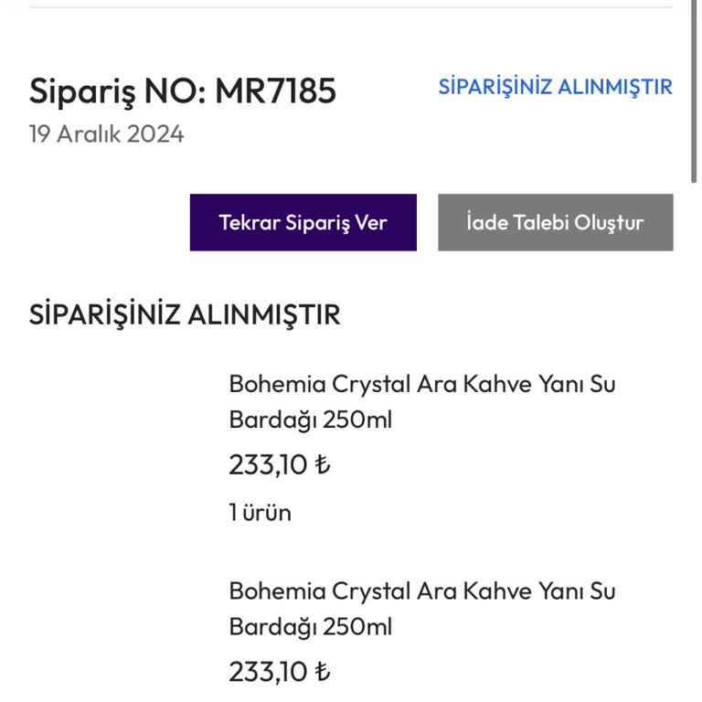 Sipariş Durumu Hakkında Bilgi Eksikliği Ve İletişimsizlik