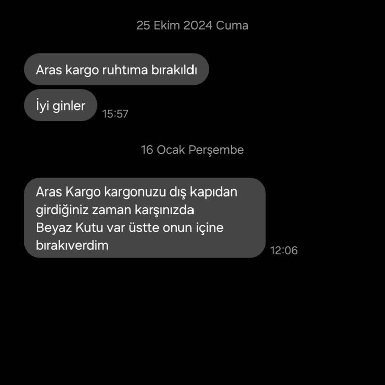 Aras Kargo'nun Teslimat Sorunu