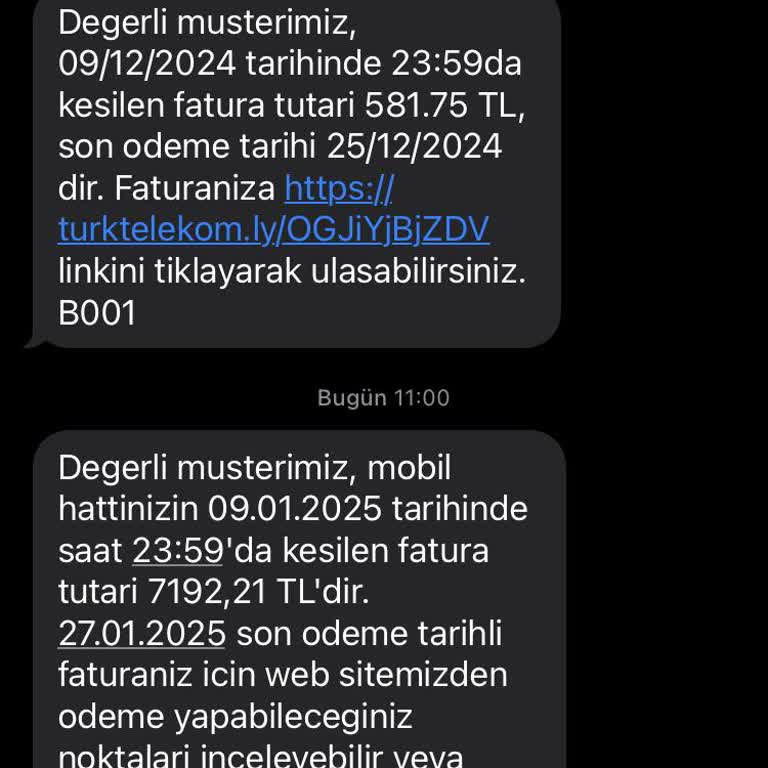 Türk Telekom'un Yüksek Fatura Sorunu Ve İletişim Eksikliği