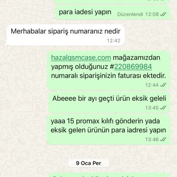 Sipariş İptali Ve İletişimsizlik Sorunu