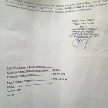 Ticaret Sicilindeki İşlemler İçin Destek Alamıyoruz