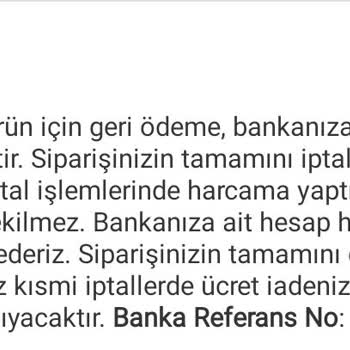 İptal Edilen Ürünlerin İadesi Hala Yapılmadı