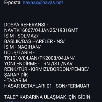 Valiz Hasarı Ve THY'nin Çözüm Süreci Sorunu