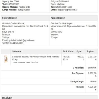 Kedi Maması Siparişim Neden Hala Gelmedi?