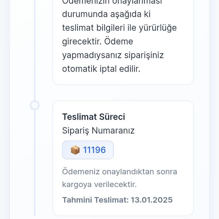 Sipariş Gecikmesi Ve İade Sorunu