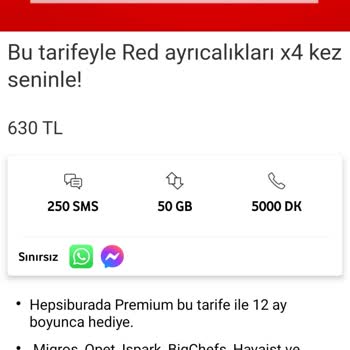 Vodafone'un Yüksek Tarife Ücretleri Can Sıkıyor