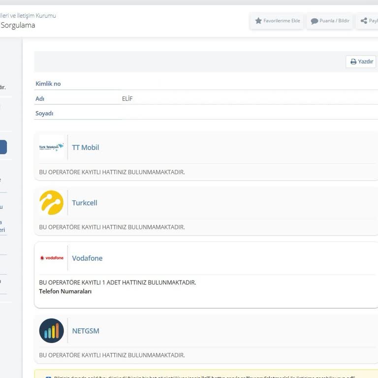 Numara Taşıma Sürecinde İki Operatör Arasında Mağduriyet