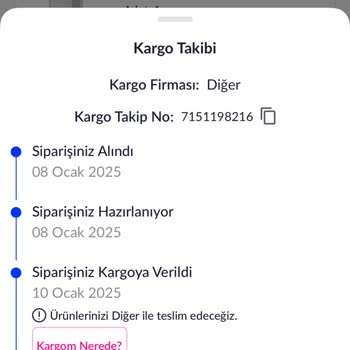Kargoda Kaybolan Kurutma Makinesi