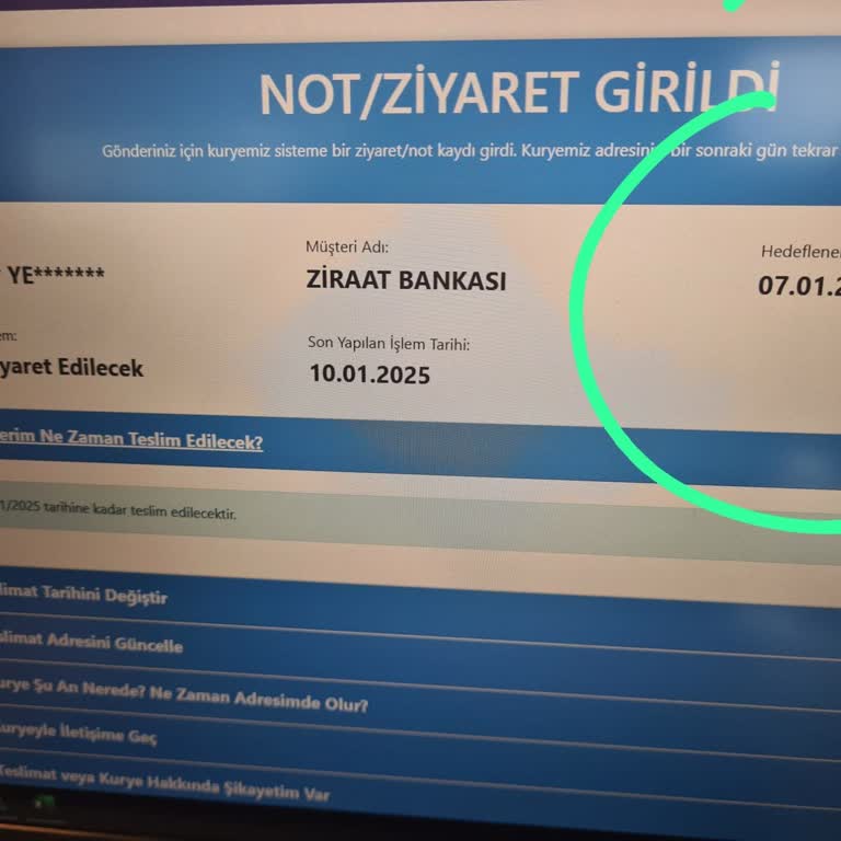 Teslim Edilmeyen Kargo Ve İletişim Sorunları