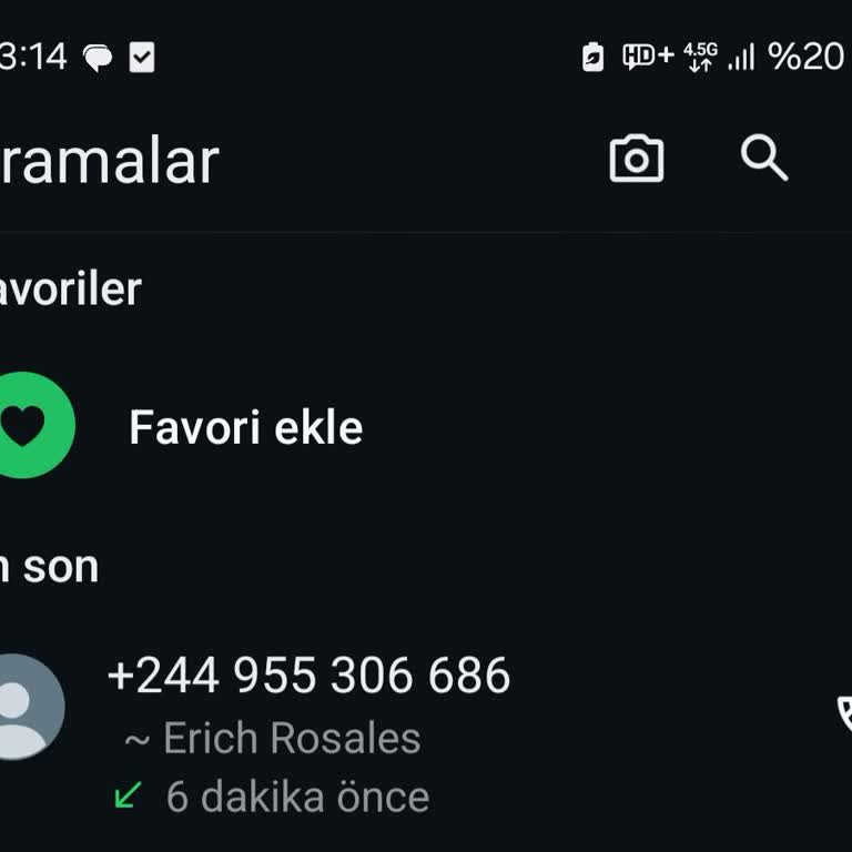 Yabancı Numara İle İzinsiz WhatsApp Araması Ve Güvenlik Endişesi