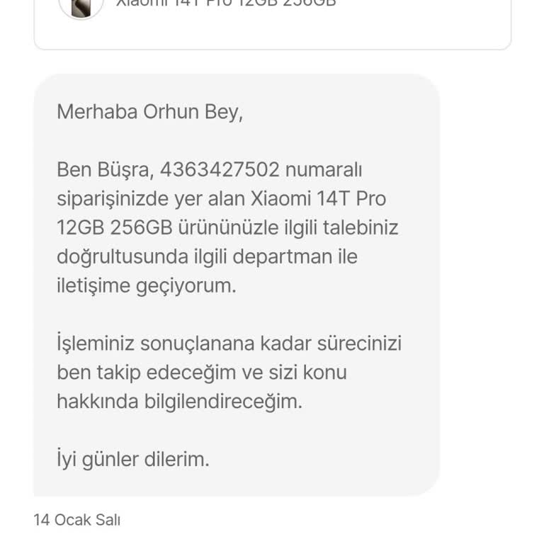 İade Edilmeyen Ücret Ve Sürekli Oyalama