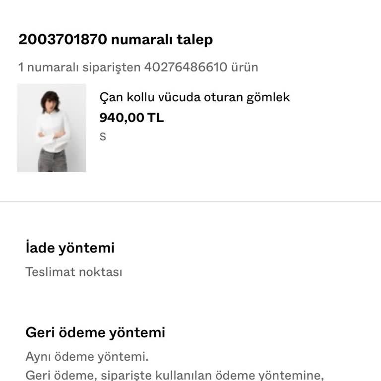 Bershka'dan İade Sorunu: 20 Gündür Beklenen Para İadesi