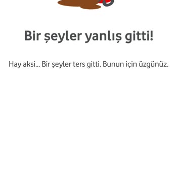 Vodafone Çark Hatası: İnternet İhtiyacım Karşılanmıyor