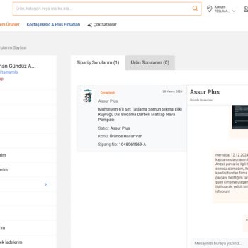 Koçtaş Üzerinden Alınan Vidalama Başlığı Sorunu Ve İletişim Zorlukları
