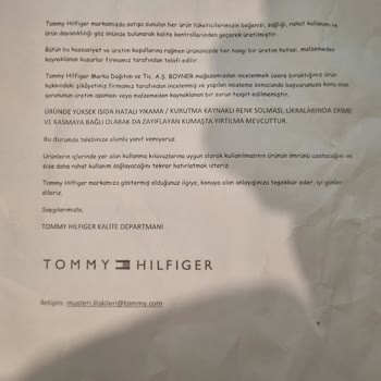 Tommy Hilfiger Pantolonun Dayanıklılığı Hayal Kırıklığı Yarattı