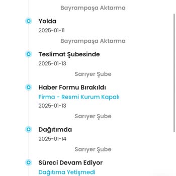 Kargoist Sarıyer Şubesi Zara Paketlerimi Teslim Etmiyor