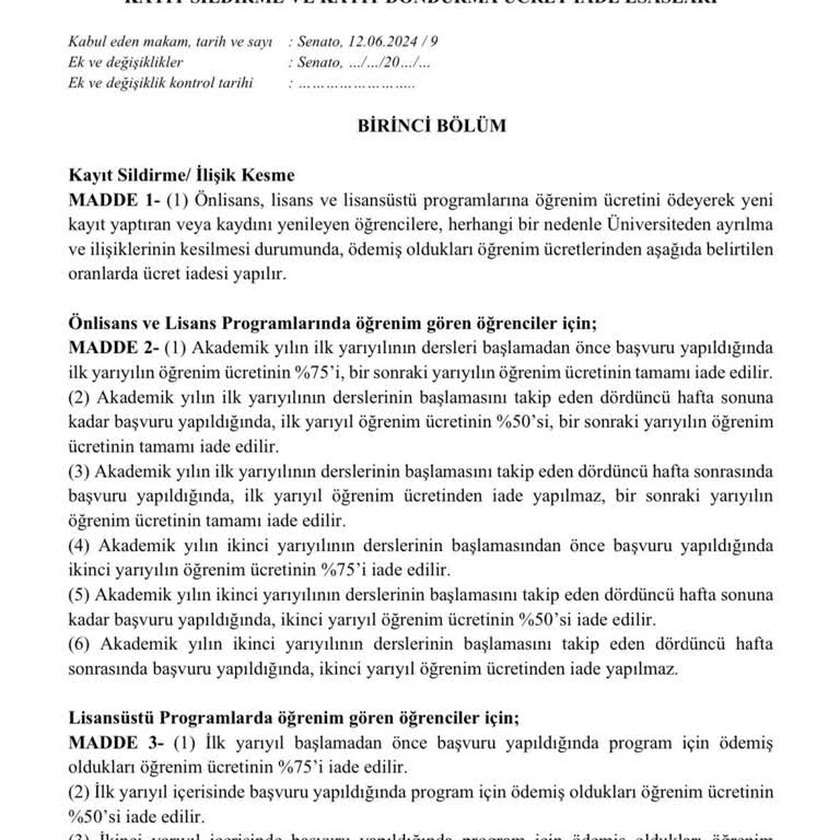 Ücret İadesinde Yaşanan Sorun Ve Gecikme